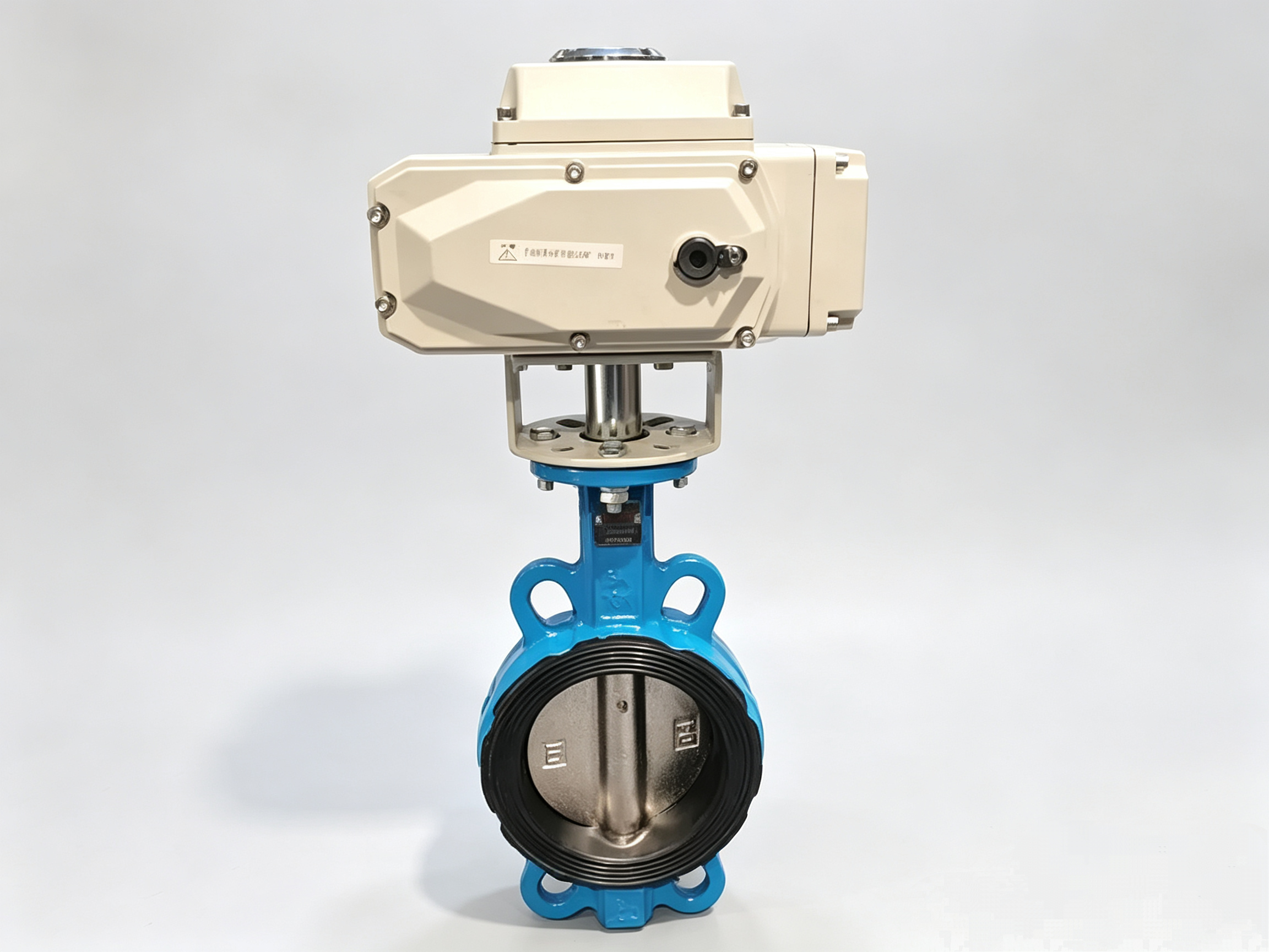 D971X‑10Q D971X‑16Q D971X‑150LB D971X‑5K, Electric Wafer Soft‑Seal Butterfly Valve, Ductile Iron Concentric Butterfly Valve