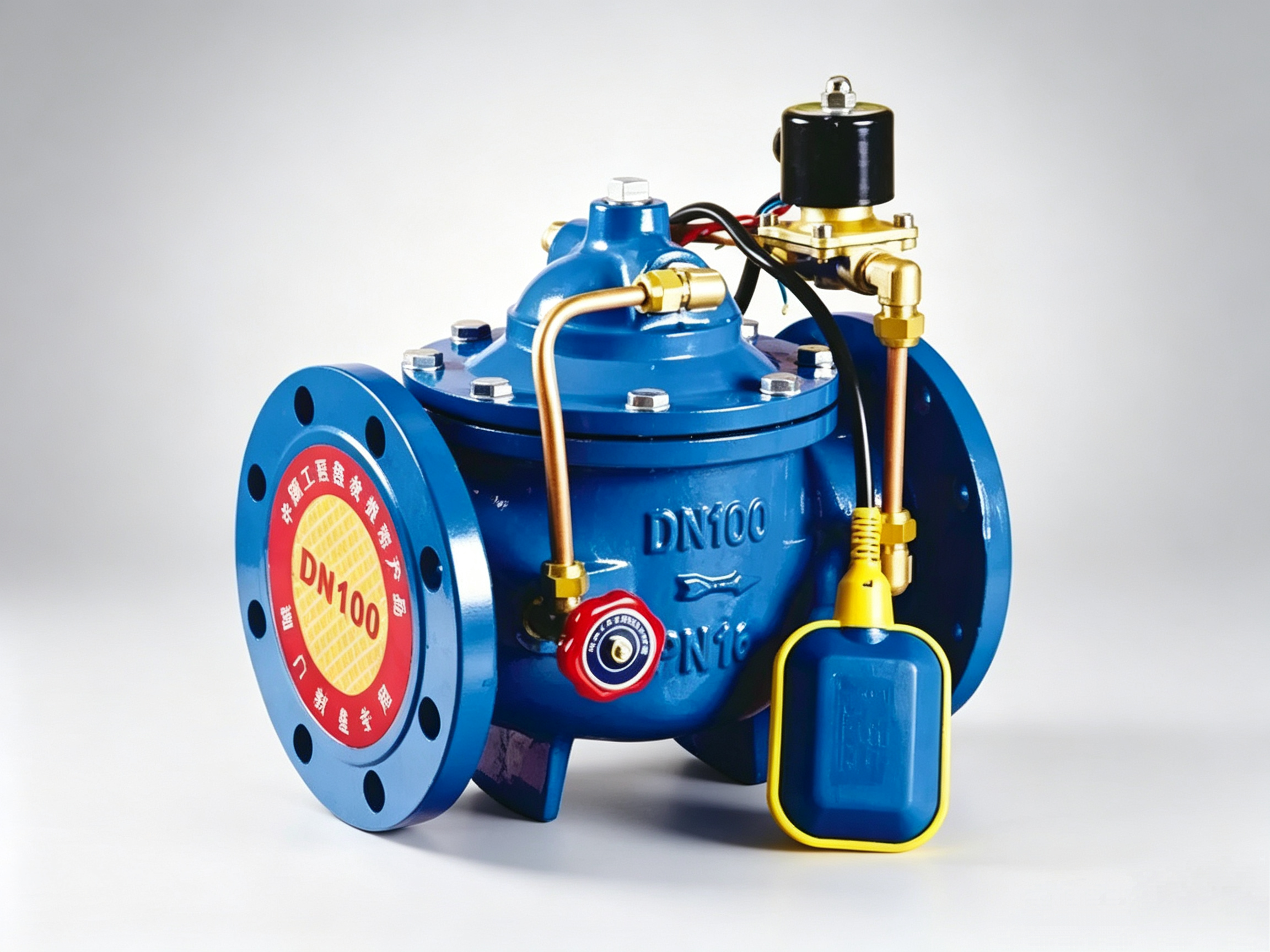 106X Electric Float Control Valve, Electric Remote Float Valve, Automatic Water Make-up Valve for Water Tank, Hydraulic Control Valve for Water Tank Overflow Prevention