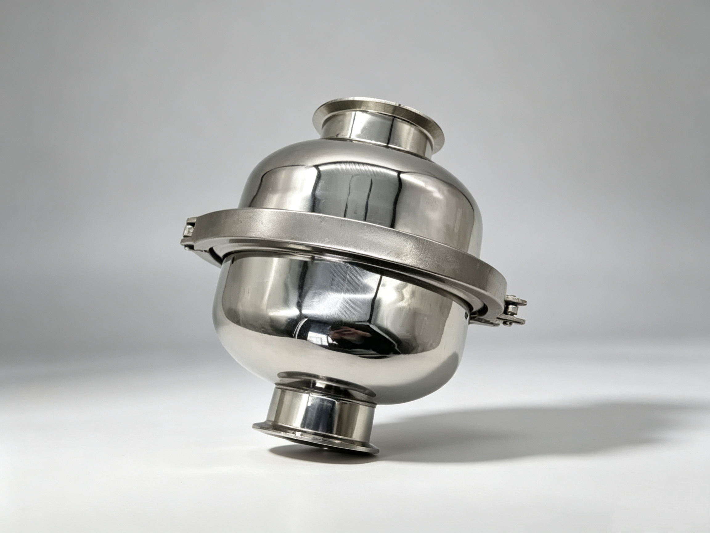 卫生级球形过滤器 卡箍球形过滤器 出料球形过滤器 卫生级直通球形过滤器 不锈钢卫生级快装球形过滤器