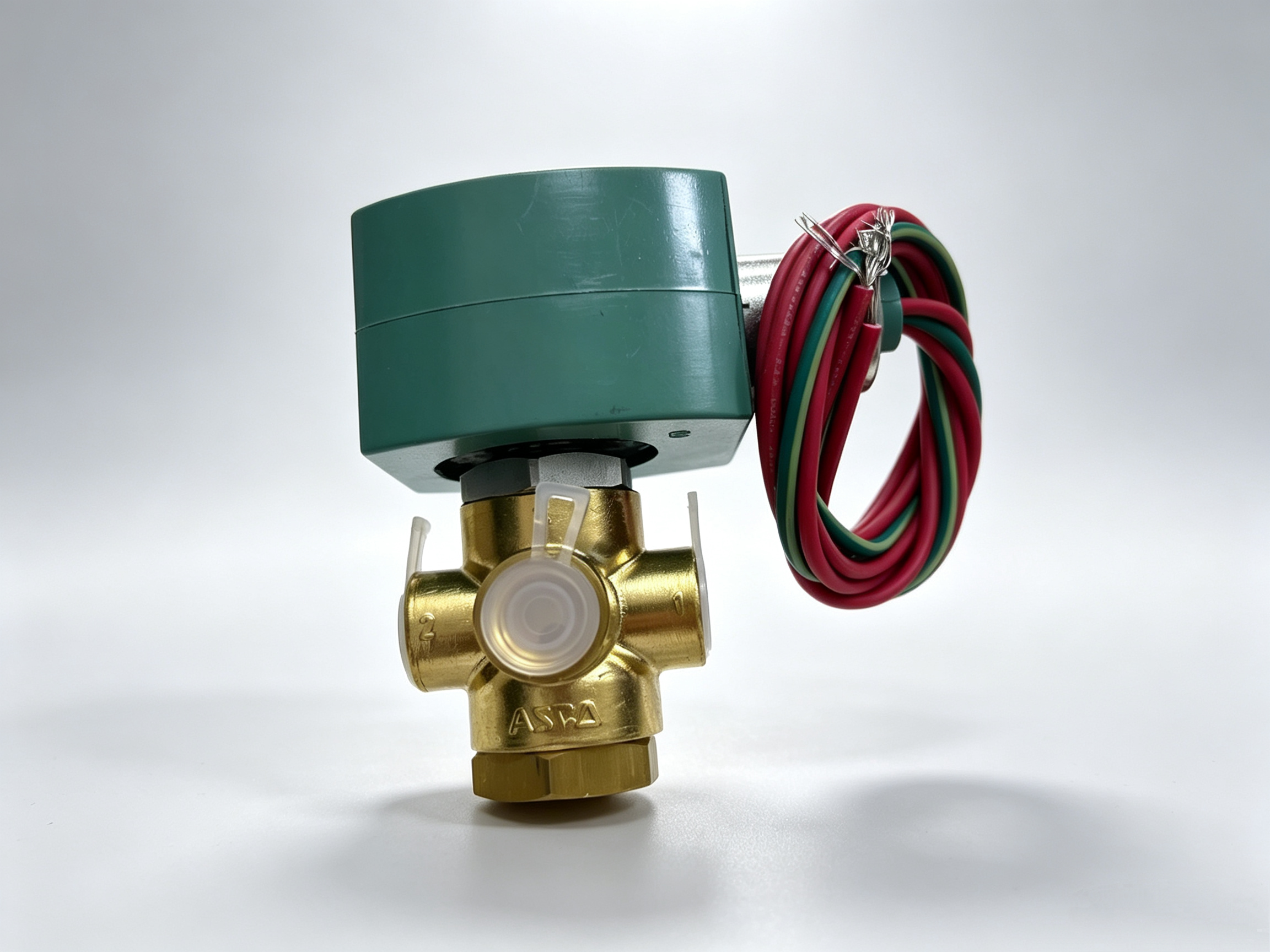 ASCO 2/3 Way Brass Solenoid Valve,Thread Pilot 3-Way Directional Solenoid Valve,Pneumatic Control Pilot Solenoid Valve