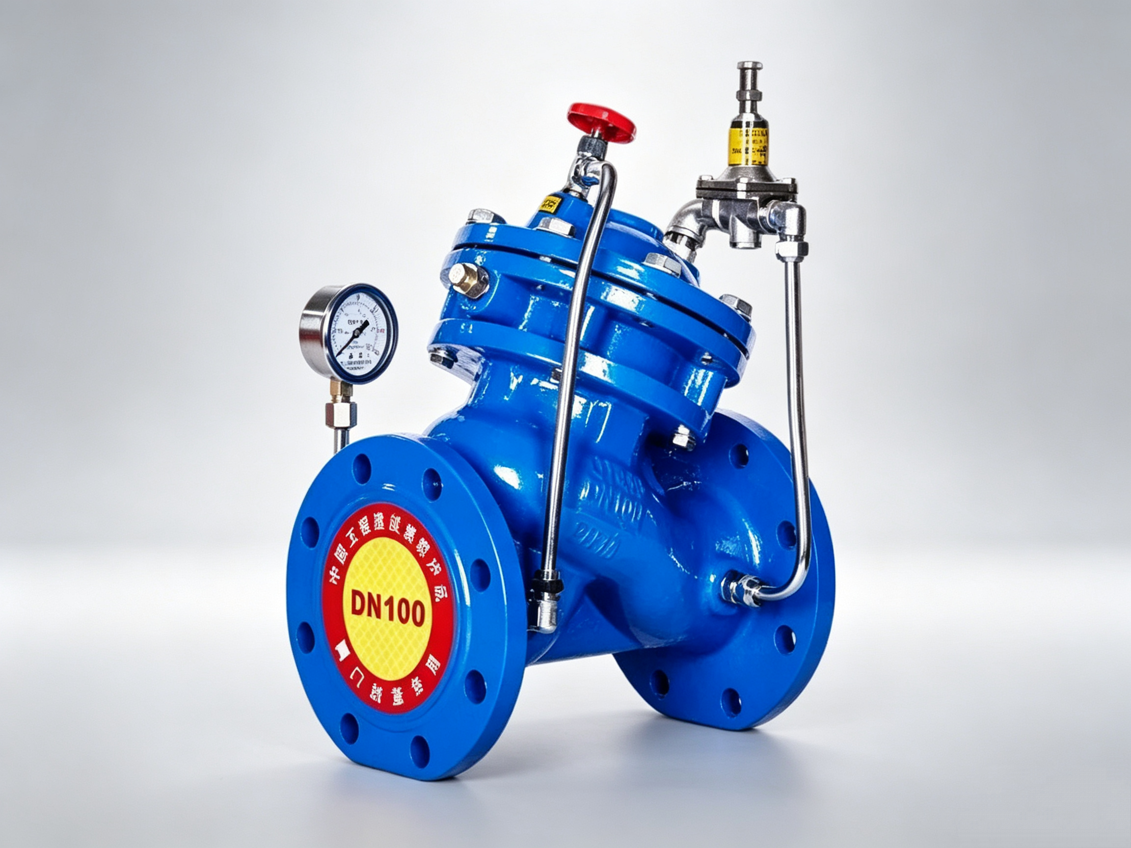 Model 741X Adjustable Pressure Reducing & Stabilizing Valve, also known as 741X pressure reducing & stabilizing valve, hydraulic adjustable pressure reducing valve, tap water pressure stabilizing valve, pipeline pressure stabilizing reducing valve and pilot operated pressure reducing & stabilizing valve