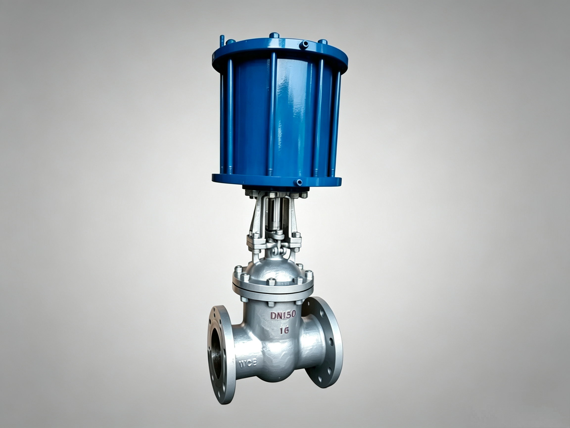 Z641H Pneumatic Gate Valve, Cylinder Type Pneumatic Actuator Flanged Gate Valve, Quick Switch Valve For Chemical Pipeline