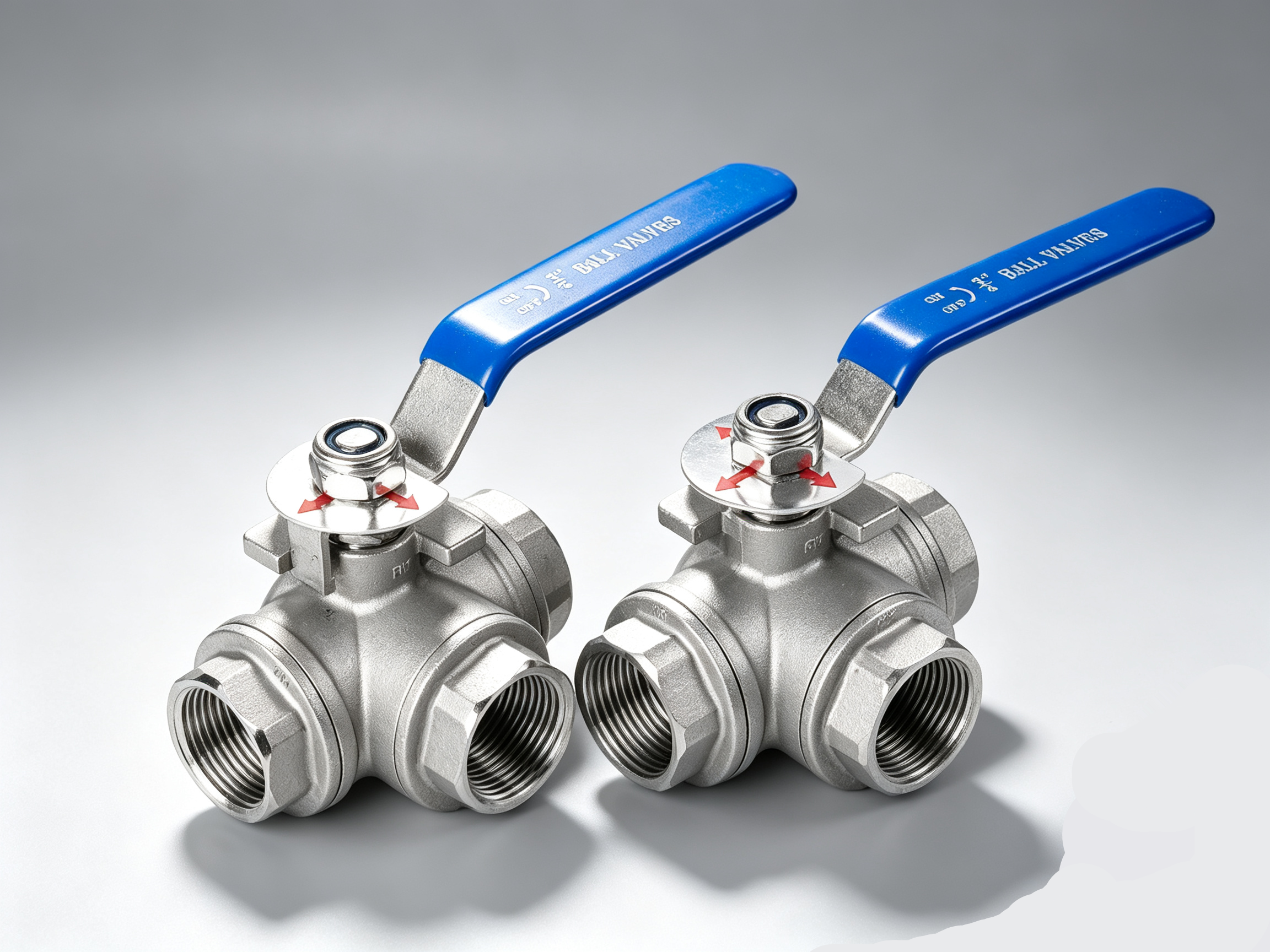 Stainless steel three-way ball valve L/T type internal thread union ball valve water pipe valve switch 304316L 2205 three-way ball valve directional valve
