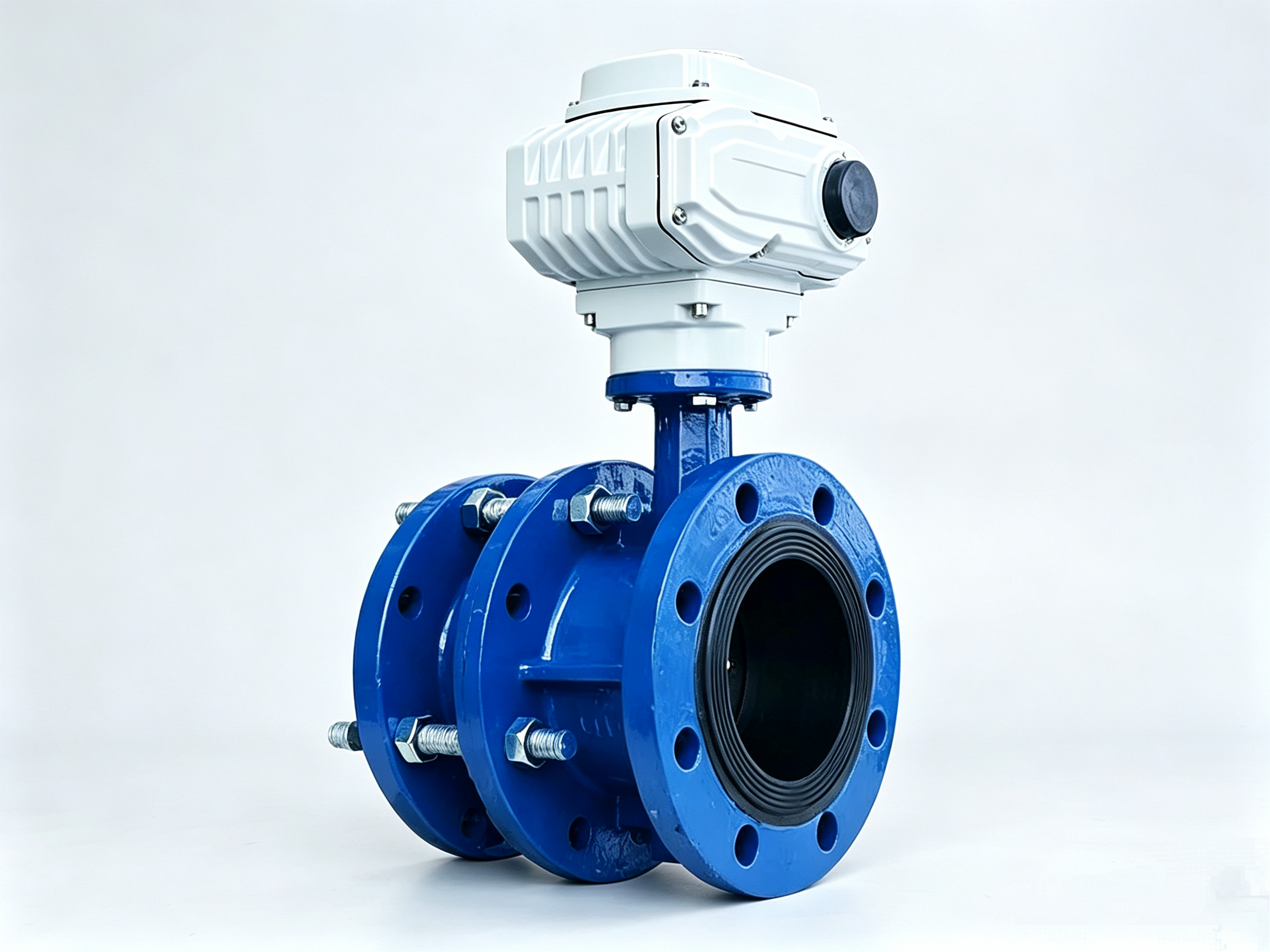 SD941X Electric Telescopic Flanged Butterfly Valve Electric Expansion‑Compensation Butterfly Valve, Flanged Telescopic Butterfly Valve, Electric Resilient‑Seated Telescopic Butterfly Valve, SD943H Electric Metal‑Seated Telescopic Butterfly Valve