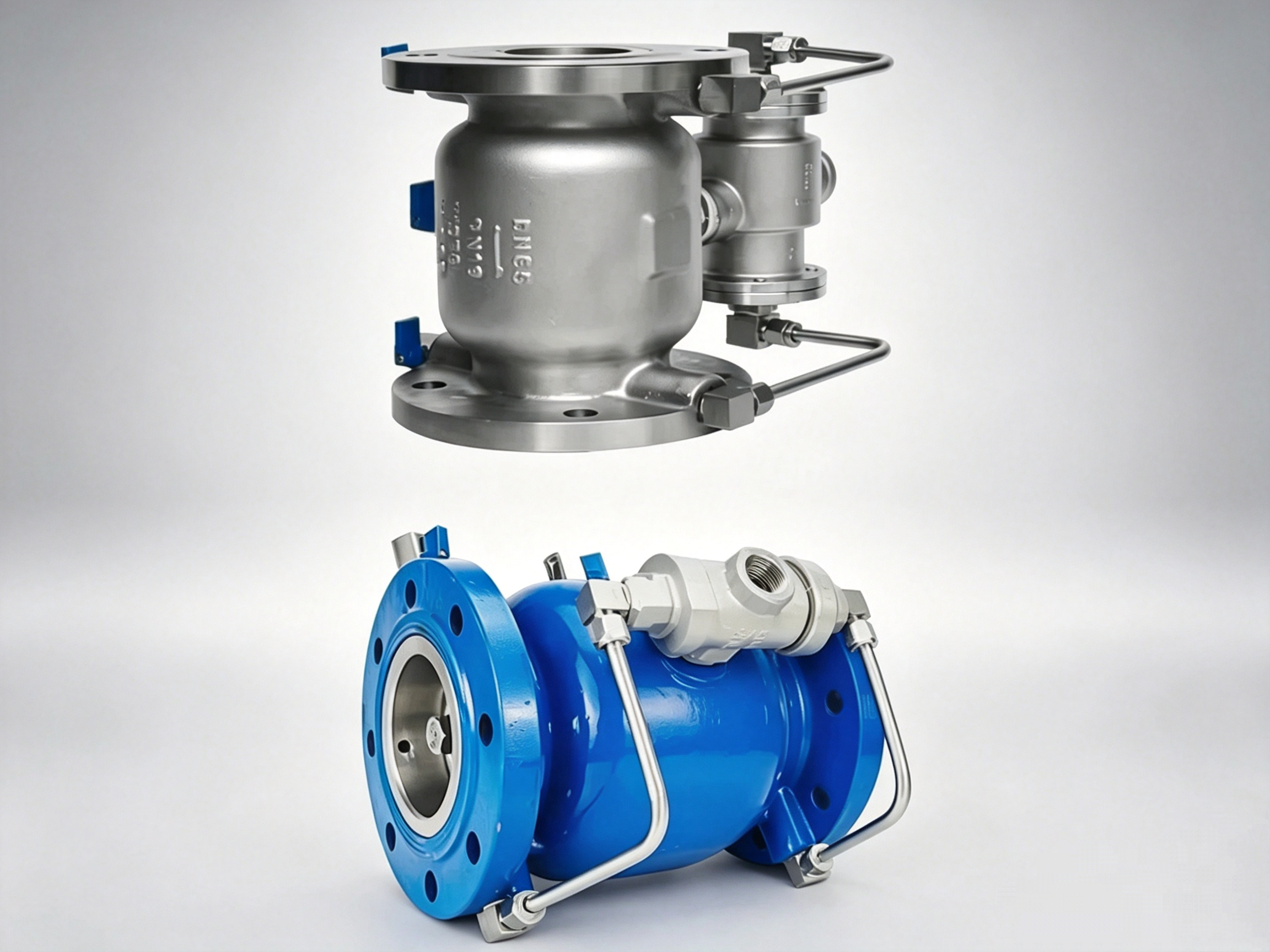Stainless Steel Low-Resistance Backflow Preventer, SS304 Anti-Backflow Valve, DC-type Stainless Steel Backflow Preventer