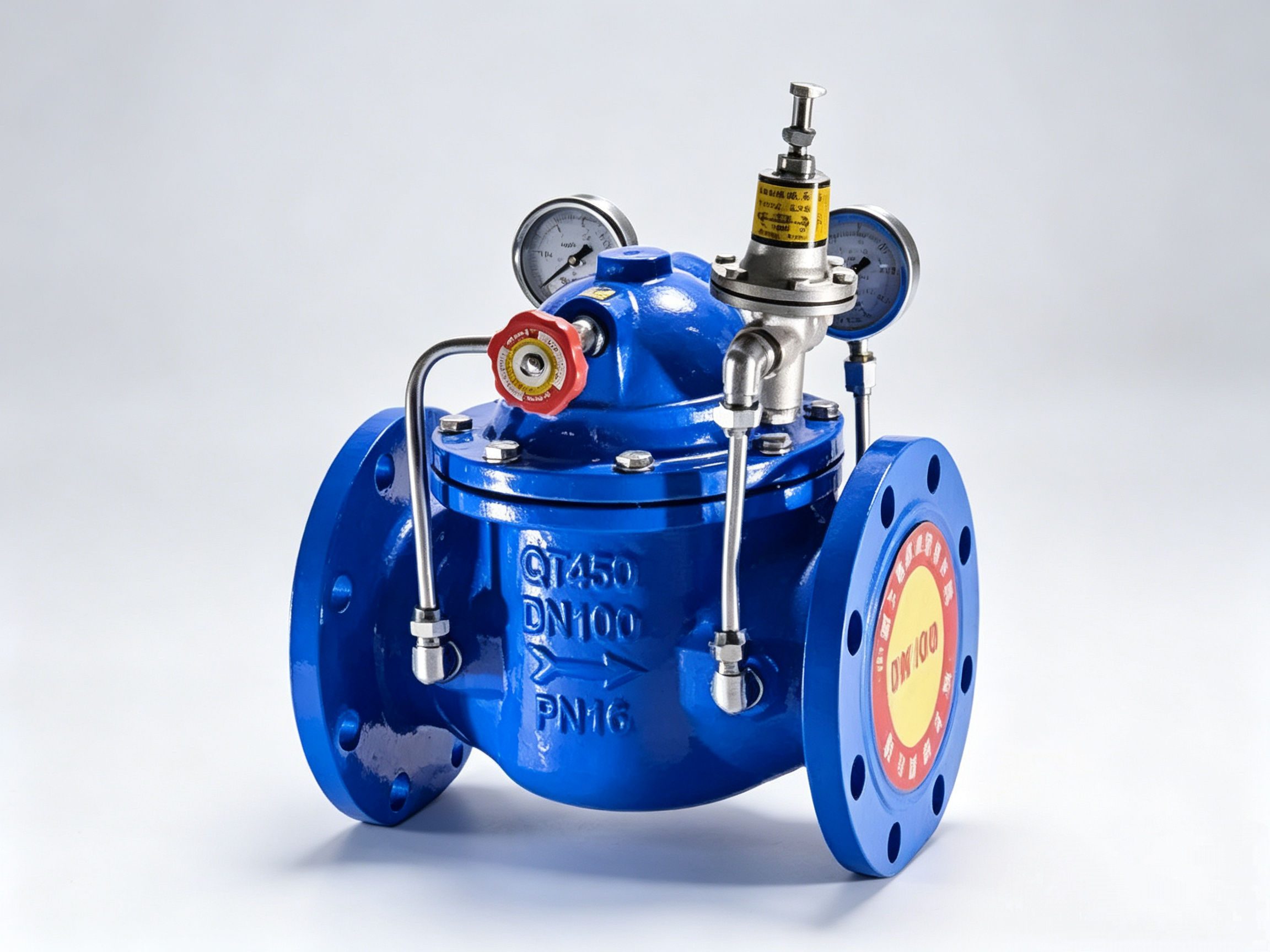 200X Pressure Reducing Valve, Hydraulic Adjustable Pressure Reducing Valve, Water Pipeline Pressure Stabilizing Hydraulic Control Valve
