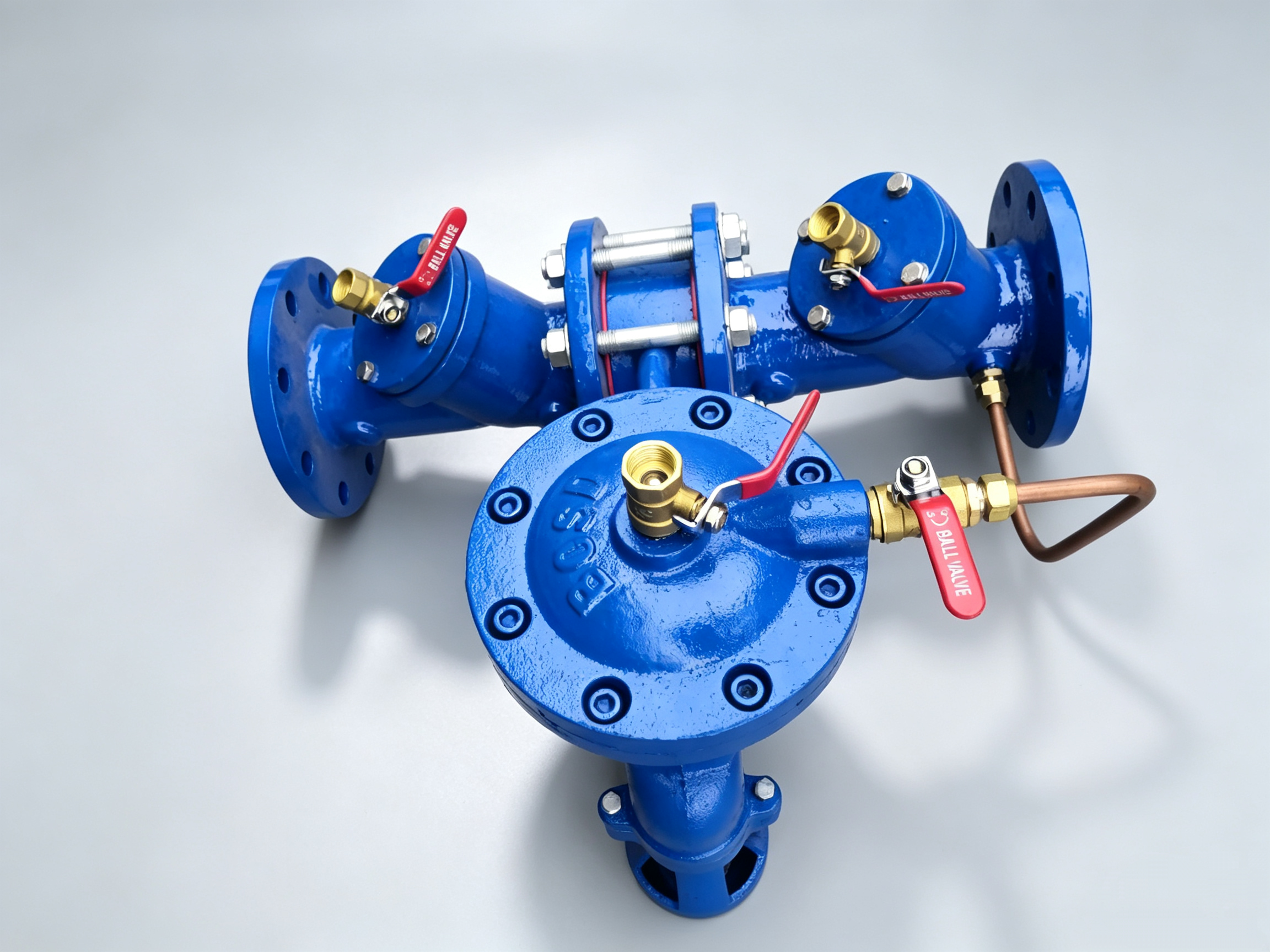Model HS41X Backflow Preventer, also known as HS41X-16C Anti-pollution Isolation Valve, HS41X-A Safety Type Backflow Preventer, Double Check Backflow Preventer, Pipeline Anti-backflow Pollution Valve and Anti-pollution Isolation Check Valv