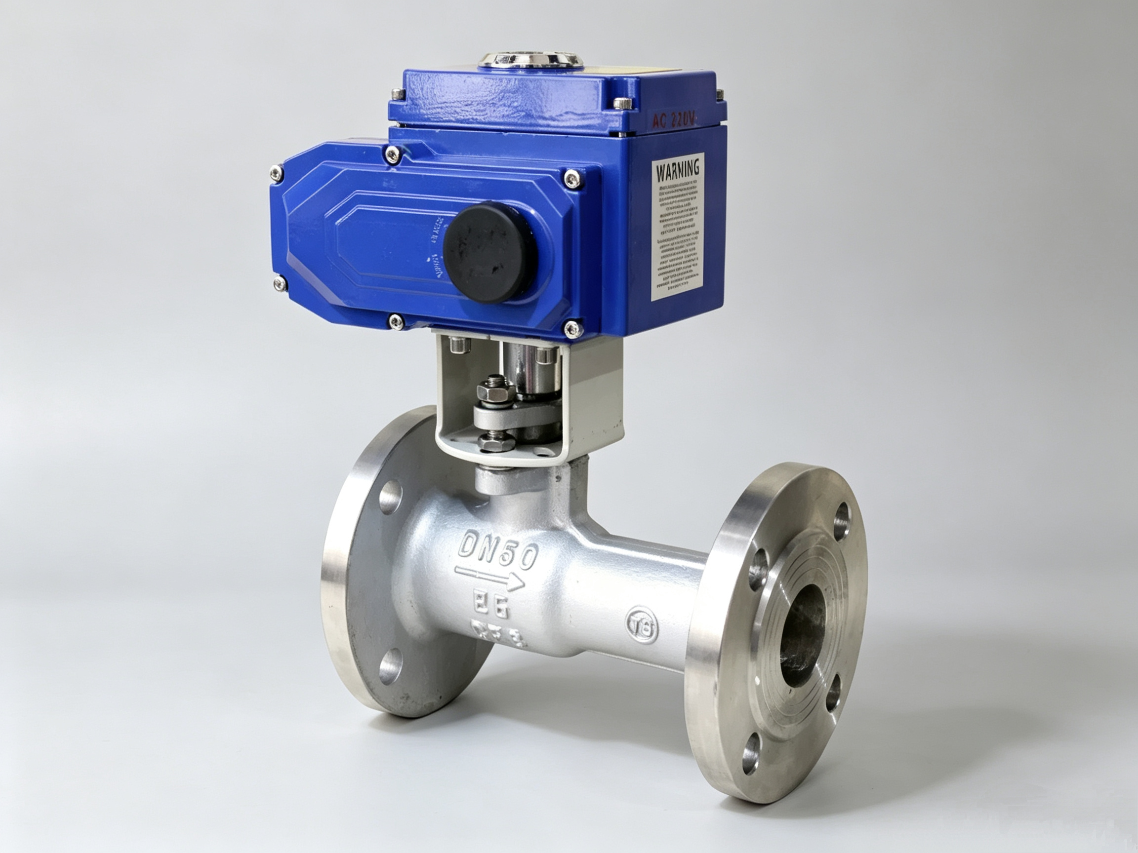 Integrated high-temperature electric ball valve PQ941M-10/16P boiler drain valve stainless steel electric high-temperature flange ball valve