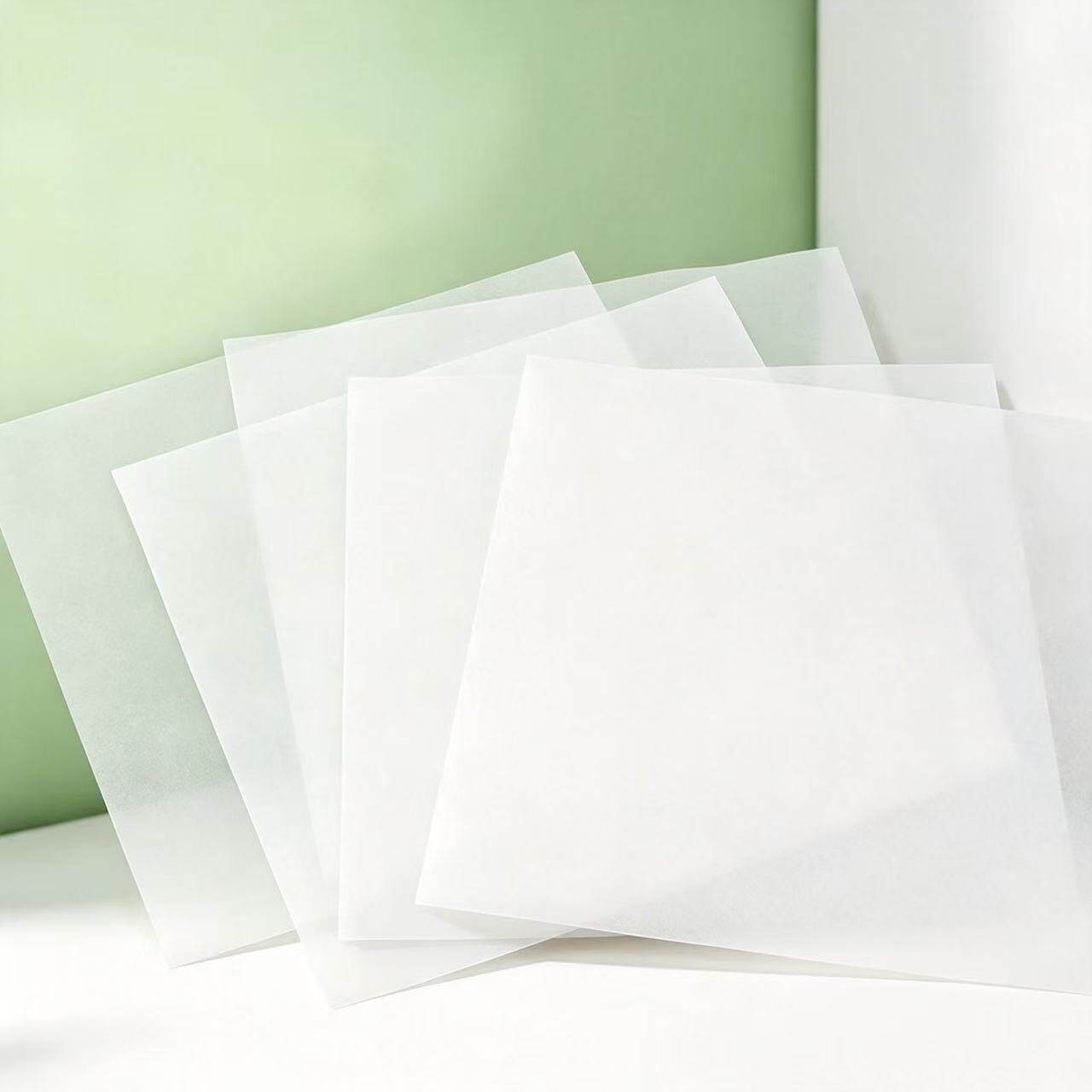 Pre-cut silicone-coated paper