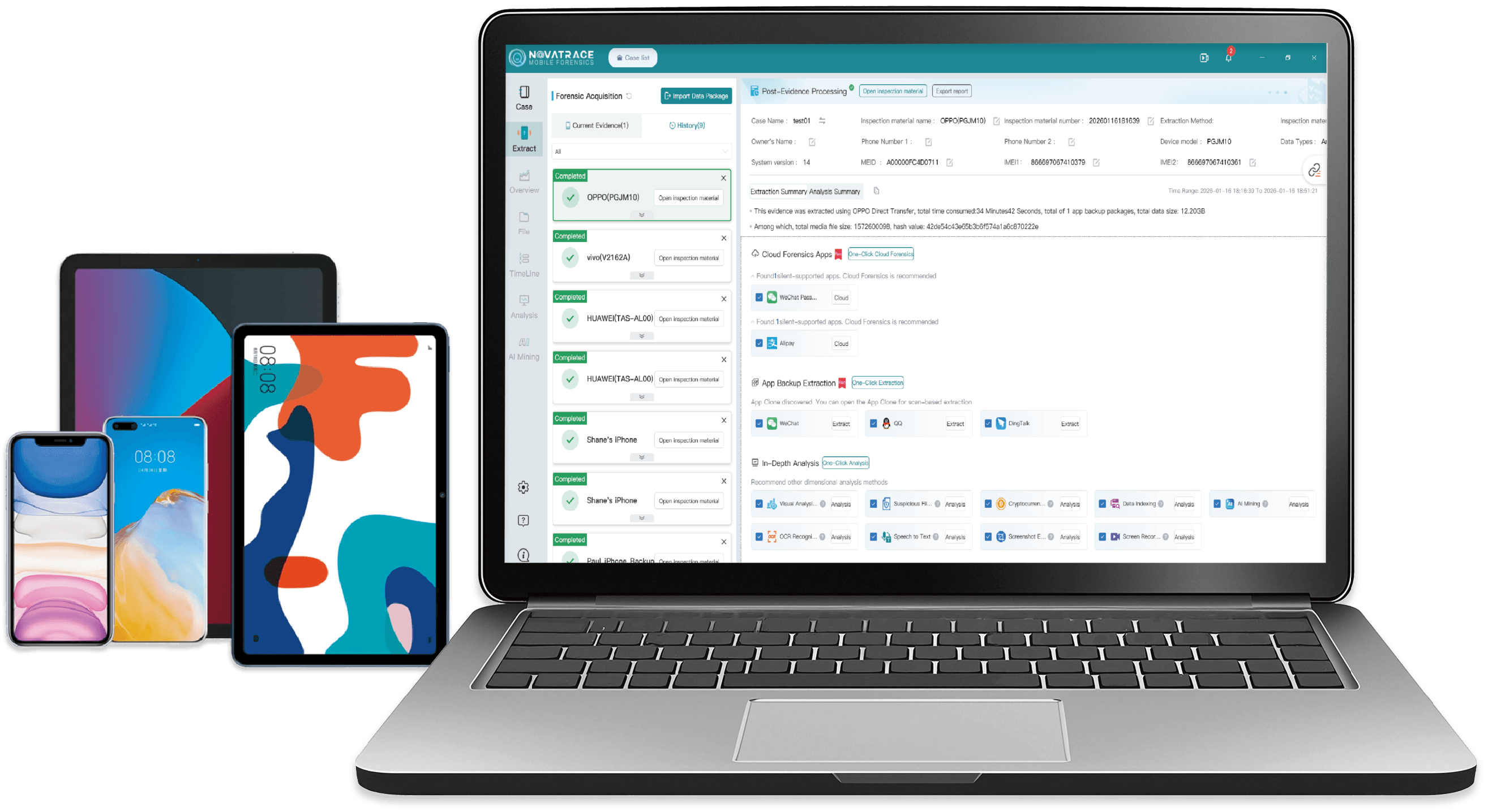 NovaTrace Dashboard