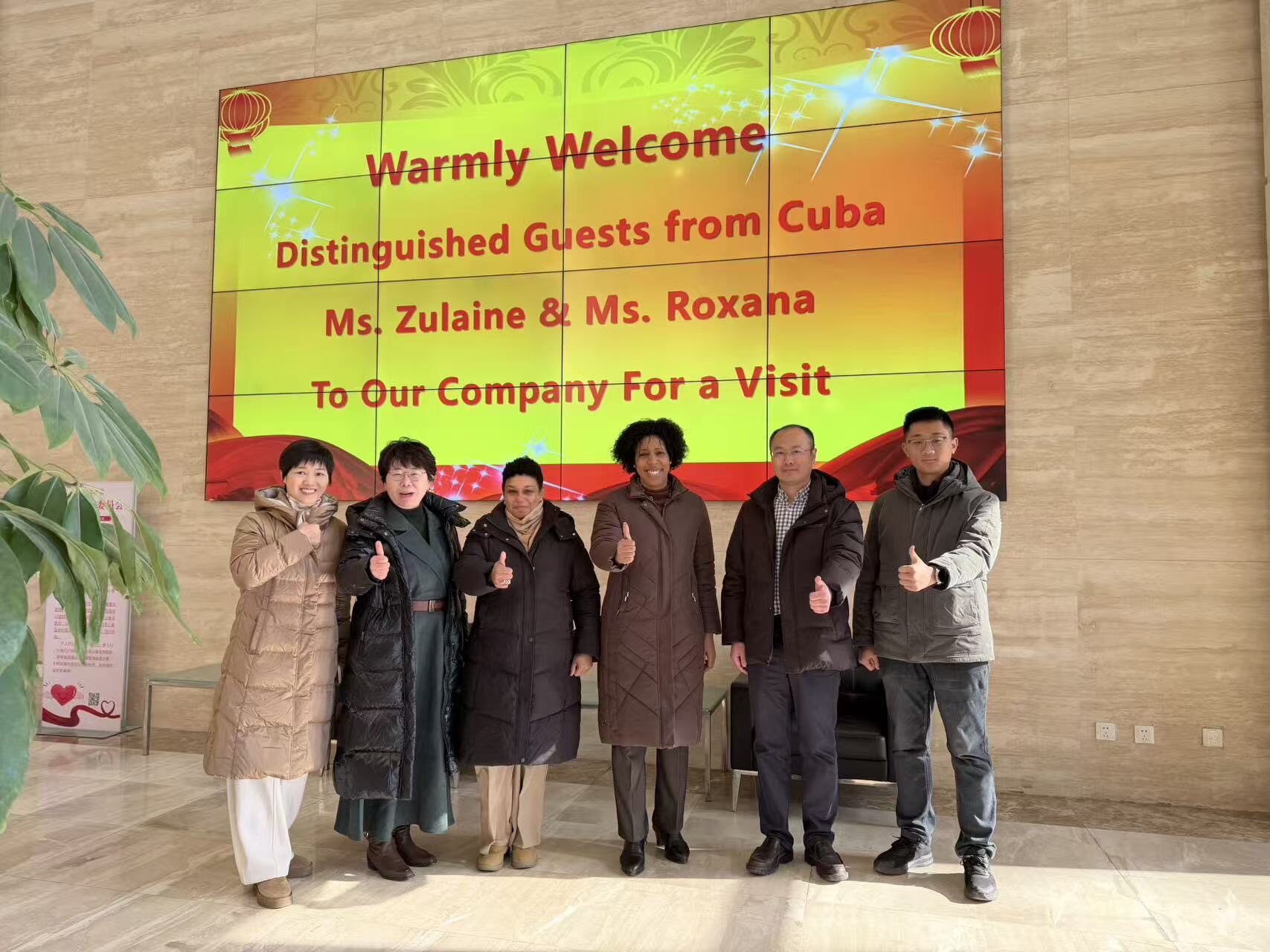 Welcome, distinguished guests from Cuba