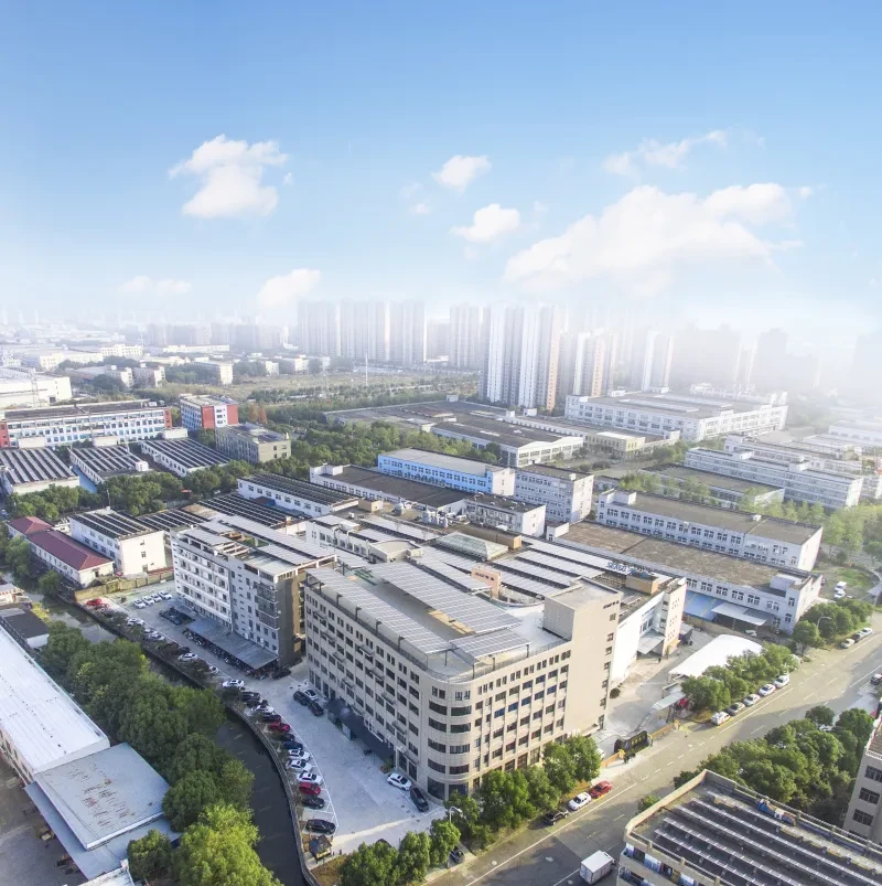 Factory Aerial Panorama