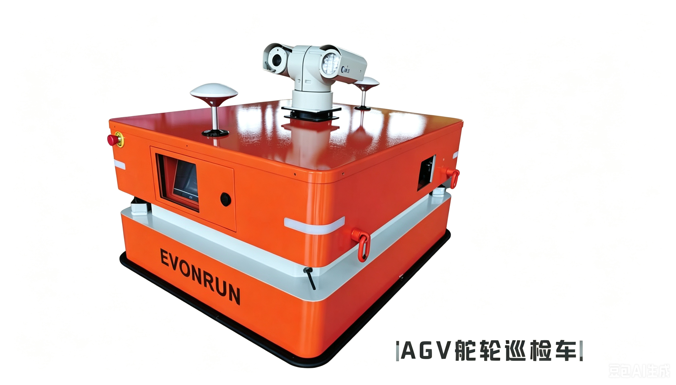 AGV舵轮巡检车