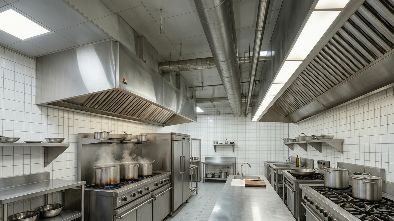 Why Commercial Kitchen Grease Extraction Systems Need Regular Cleaning