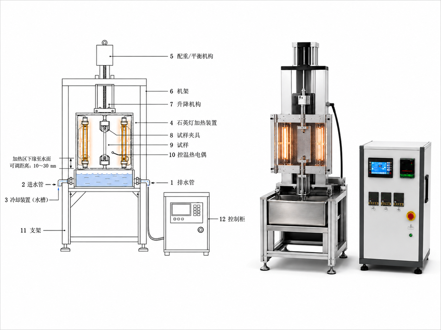 Quartz Lamp Thermal Fatigue Testing Machine
