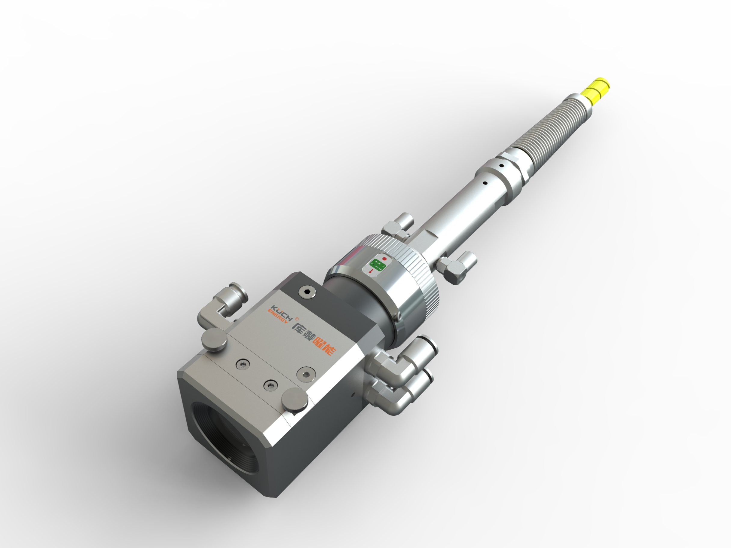 Laser heating head