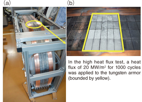 Appearance of tungsten armor on ITER PFU after 20 MW/m² high heat flux cycling