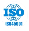 ISO45001 职业健康安全管理体系认证徽标