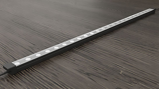 LED Linear Light on Wall