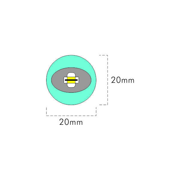 Round led neon 2020 360° illumination 24V White CCT thumbnail 2