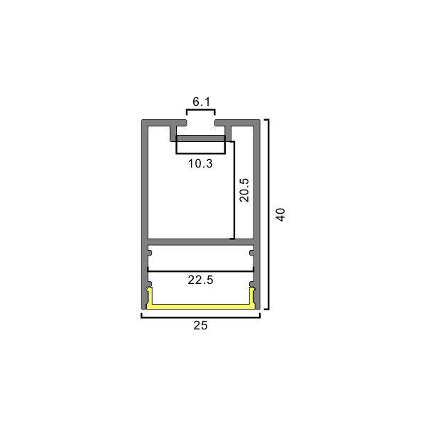 Suspended linear light Lanyard installation PC cover thumbnail 2