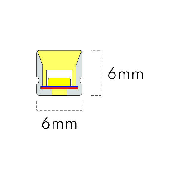 Small size 0606 Top bending led neon 3000K 4000K 6000K red green blue thumbnail 2