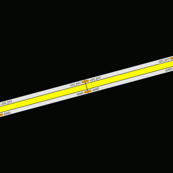 COB Strip 320LEDs/M 8mm 24V 8W white LED strip
