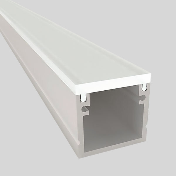20mm luminous surface Embedded In-ground Light IP65 PC cover