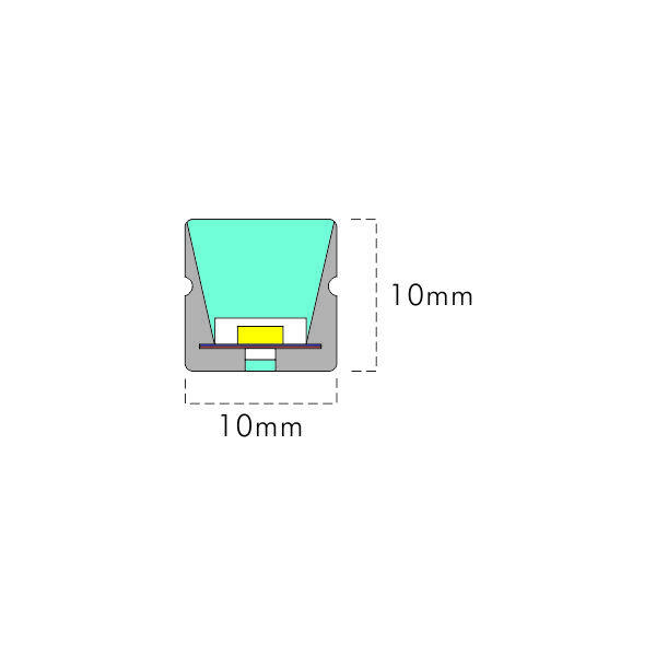 Small size 1010 Top bending led neon RGB 3000K 4000K 6000K red green blue thumbnail 2