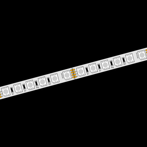 RGB Strip 96LEDs/M 24V18W RGB 10mm strip