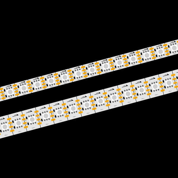 Free Cut 12V RGB led strip SPI control protocol 125LEDs/M PCB8MM,12MM