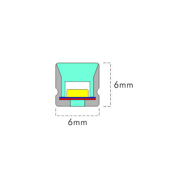 Small size 0606 Top bending led neon 3000K 4000K 6000K red green blue thumbnail 2