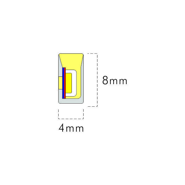 Side bending 0408 led neon white led neon 3000K 4000K 6000K mini neon thumbnail 2