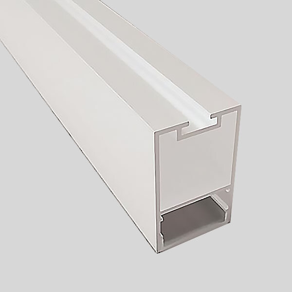 Suspended linear light Lanyard installation PC cover