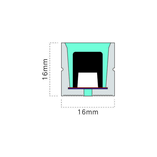 Free Cut Wall Washer 30° Silicone Extrusion thumbnail 2