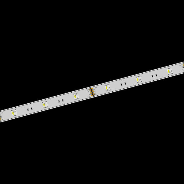 12V RGBW Silicone Solid Extrusion 30LEDs/m PCB10mm