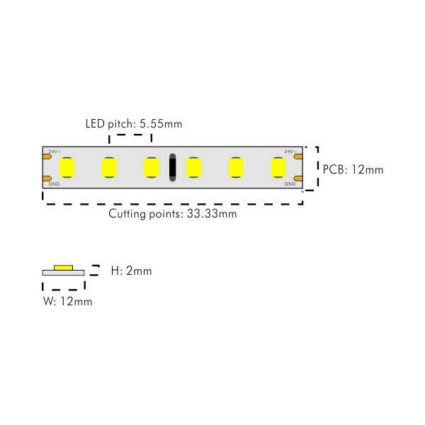 Long Cascade LED Strip Max length 30M No voltage drop thumbnail 2