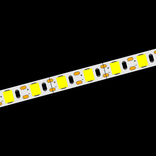 Free Cut LED Strip 24V Low Voltage 120LEDs/M PCB5mm8mm