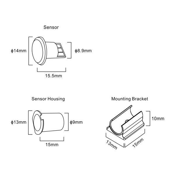 Detachable Mini Wired sensor Smart Sensor Switch thumbnail 2