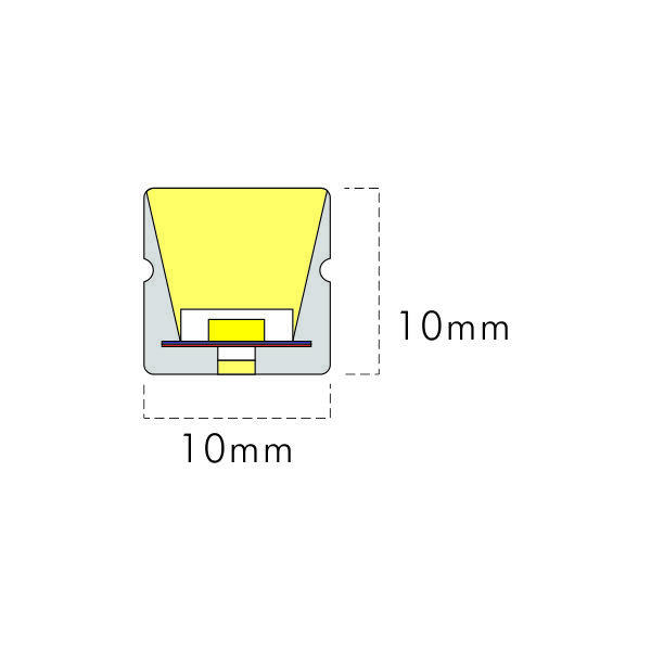 Small size 1010 Top bending led neon RGB 3000K 4000K 6000K red green blue thumbnail 2