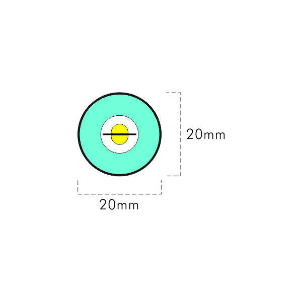 Black Silicone neon 2020  round 360° illumination  thumbnail 2