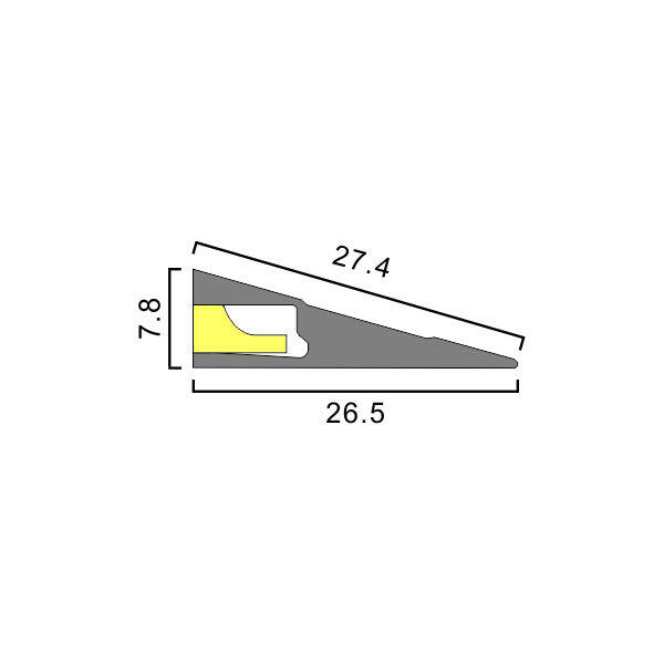 Shelf front‑edge light Silicone cover Surface‑mount thumbnail 2