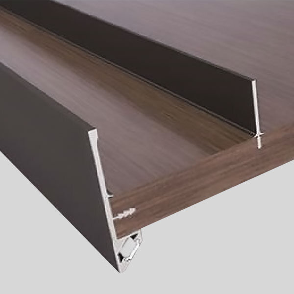 Shoe rack light 45° angled light emission PC cover