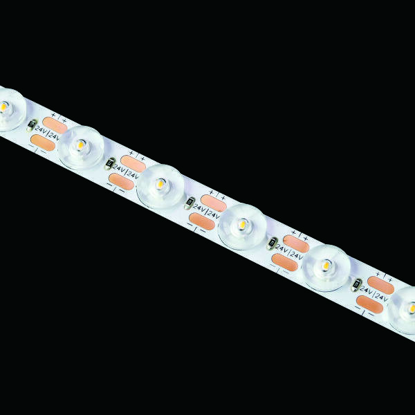 24V Free Cut High-Efficacy LED Lens Flexible Strip Light Pure gold wire LED chips