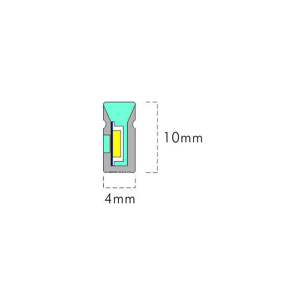 Silicone Tube 0410 Side bending led neon 3000K 4000K 6000K thumbnail 2