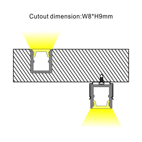 Recessed Cabinet Light, PC Diffuser, Flash-free  thumbnail 3