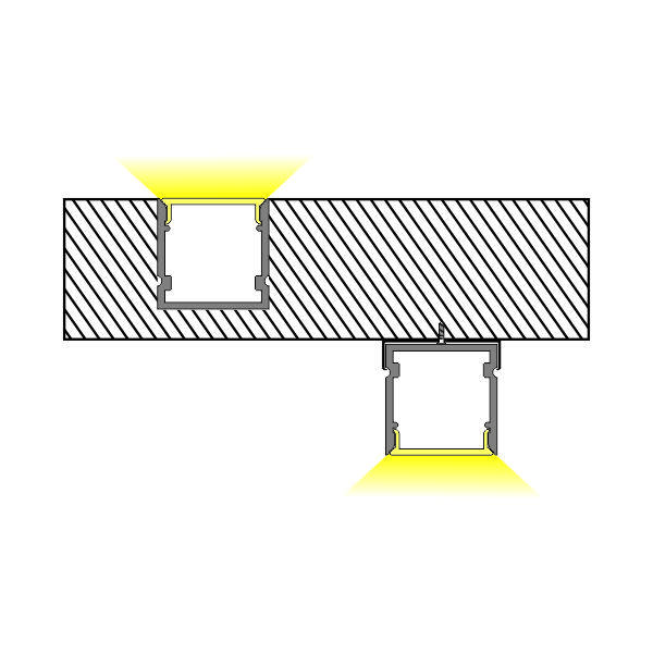 20mm luminous surface Surface‑mount & recessed ceiling light with PC cover thumbnail 3