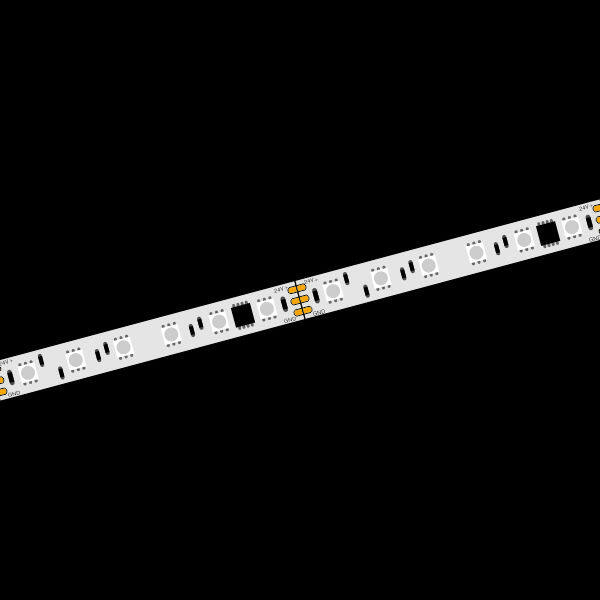 SPI RGB led strip Non-resumable transfer SPI control protocol 24V 20W SMD3535