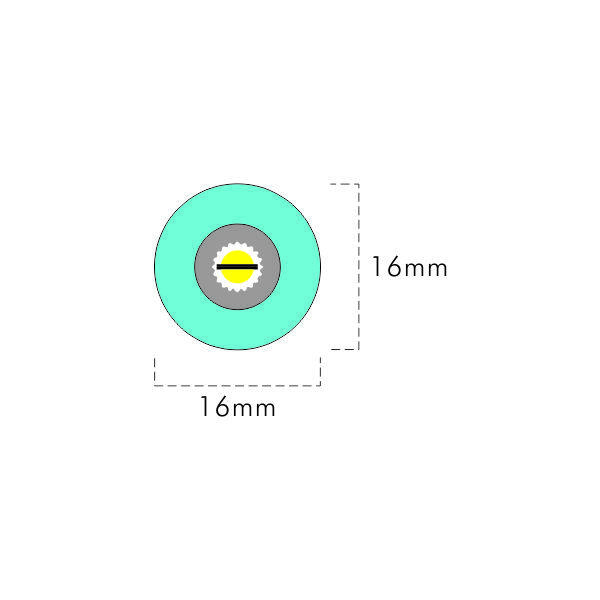 small size round led neon 1616 360° illumination Silicone neon thumbnail 2