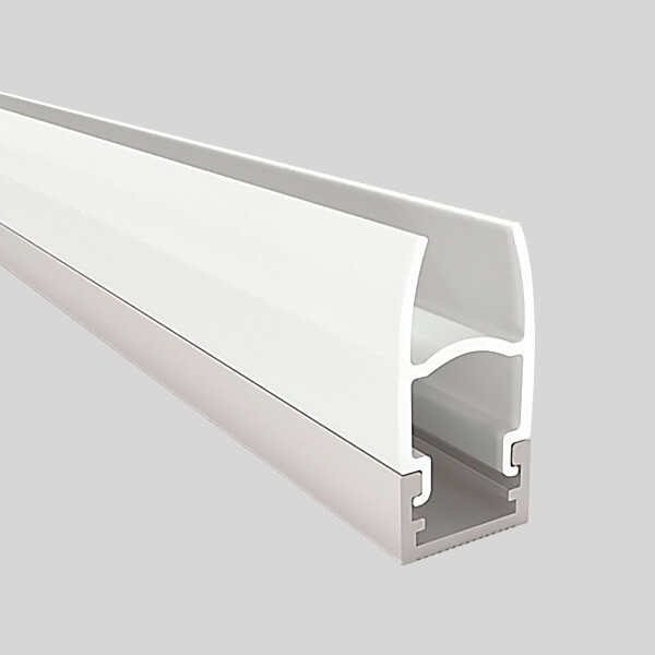 Glass shelf light Sandwiched with 8mm thick glass 3‑sided illumination PC cover